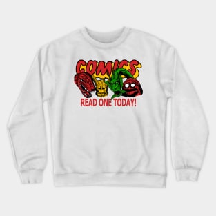 Comics Read One Today (Kirby Monsters Edit.) Crewneck Sweatshirt